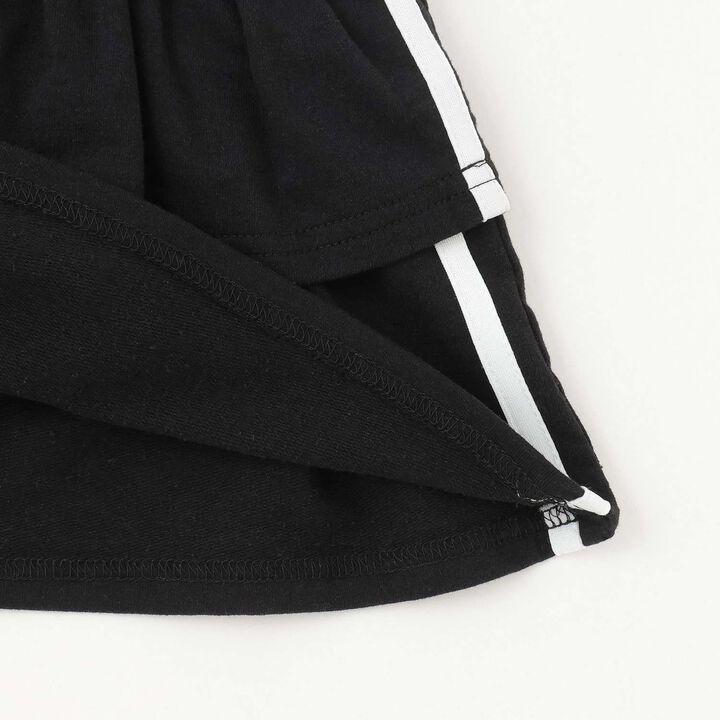 Cut and Sew Tiered Skirt with Shorts,Black, medium image number 17