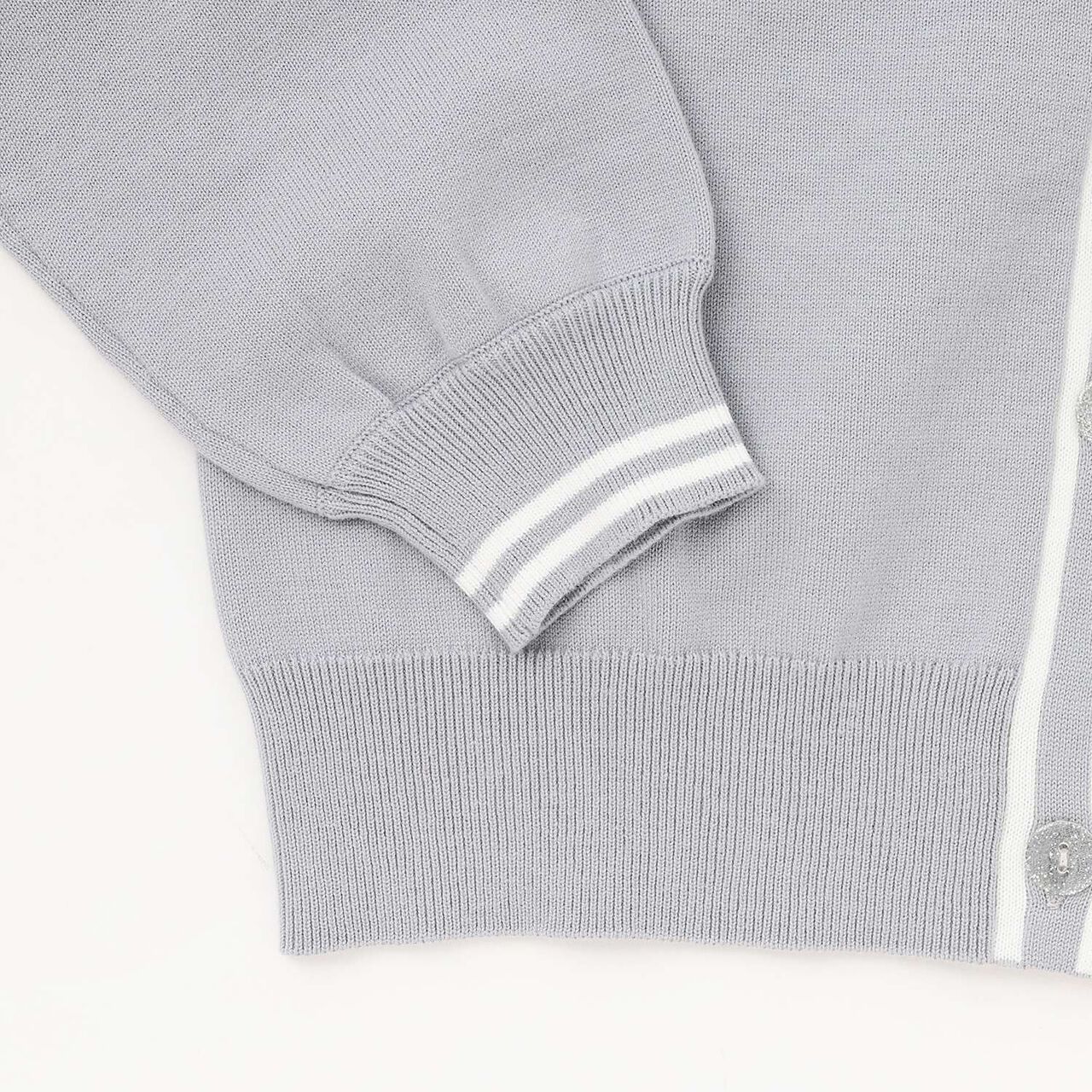 Sailor Cardigan & High Neck T-Shirt Set,Ivory, large image number 4