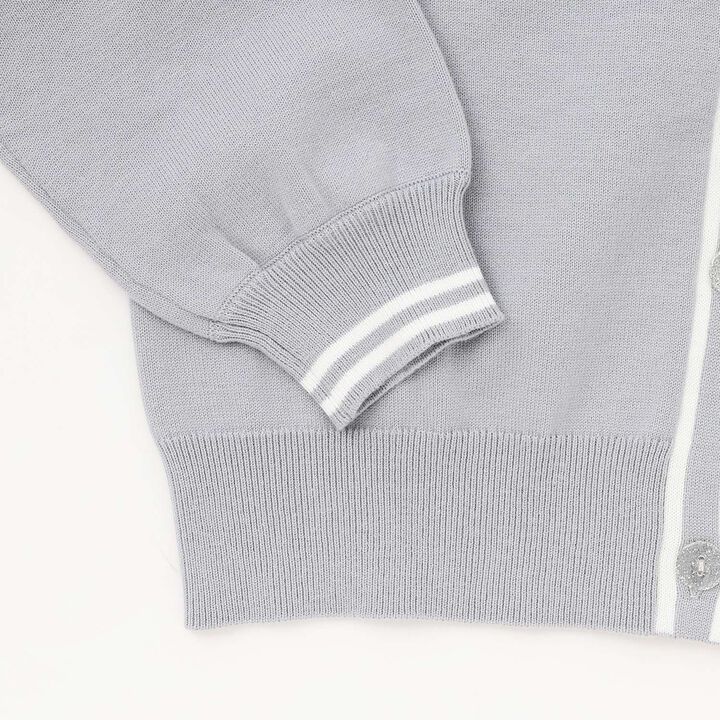 Sailor Cardigan & High Neck T-Shirt Set,Ivory, medium image number 4