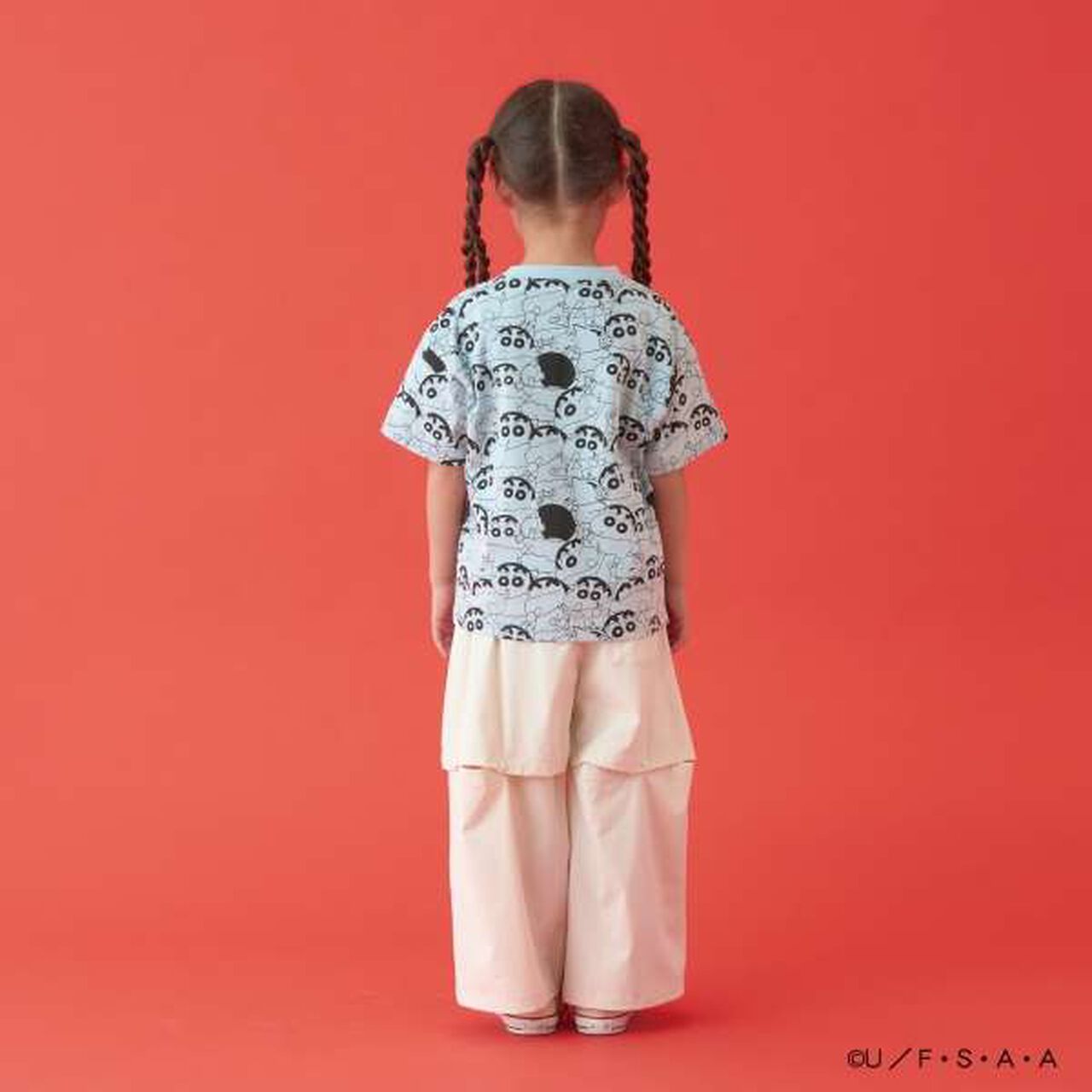 Crayon Shin-chan All-Over Print T-Shirt in Comfortable Jersey,Light blue, large image number 4