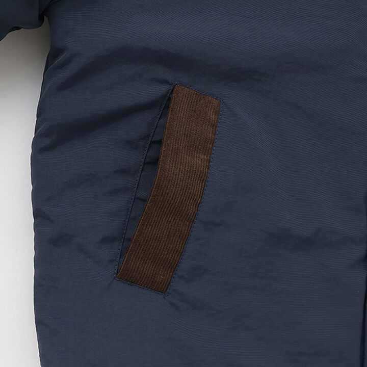 Free Combination Series Corduroy Collar Puff Jacket,Khaki, medium image number 6