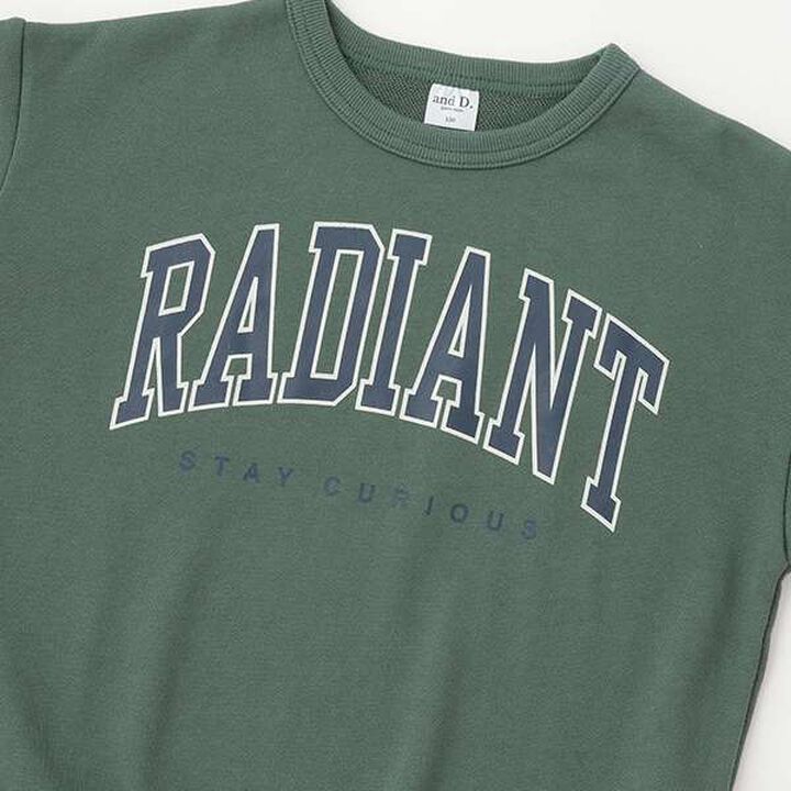 Assorted Logo Print Wide Sweatshirt,Yellow, medium image number 11