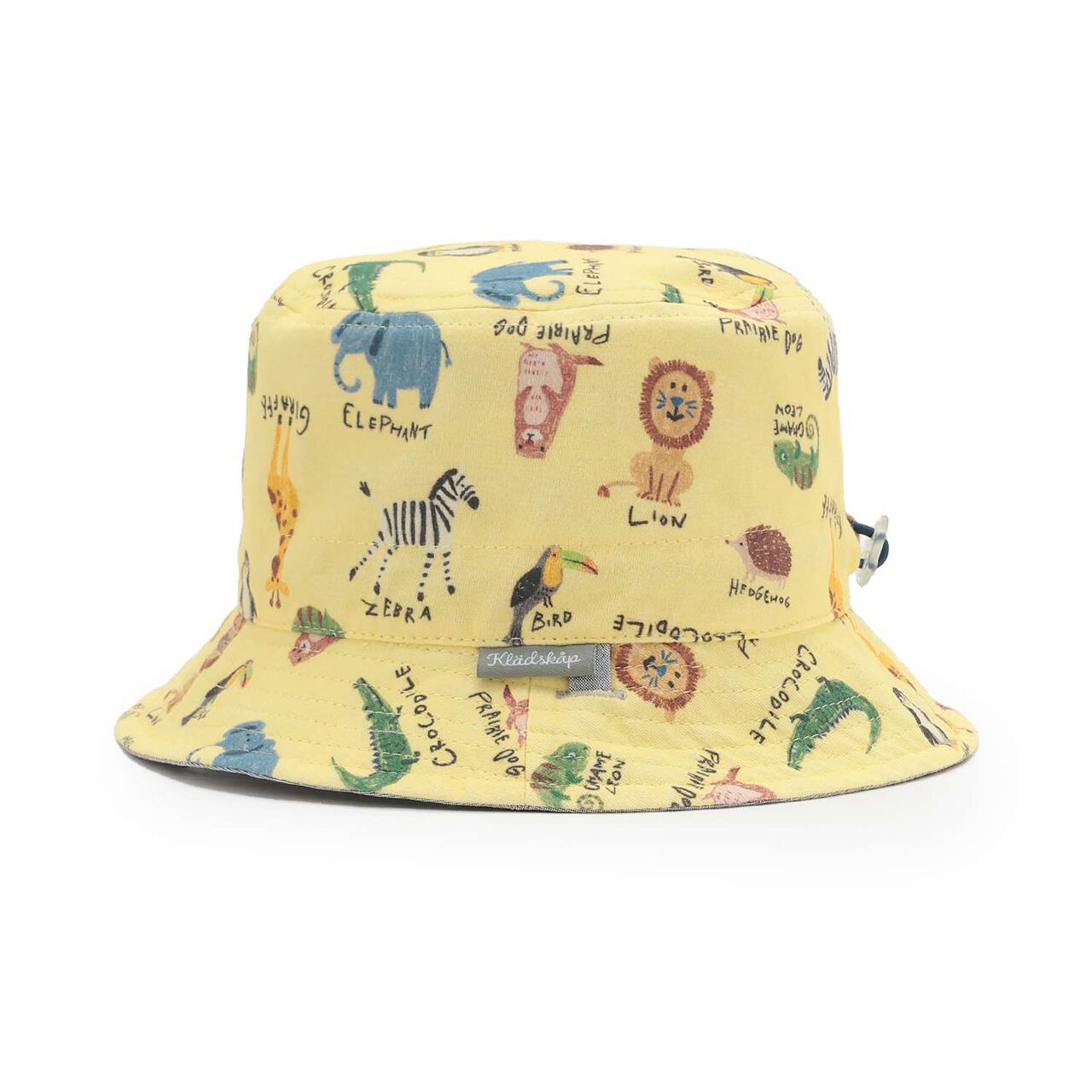 Reversible Animal Pattern Bucket Hat,Off white, large image number 5
