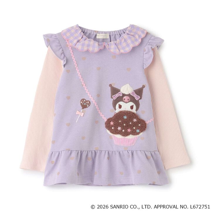 [Cinnamoroll/Kuromi] Peplum Tunic,Blue, medium image number 4