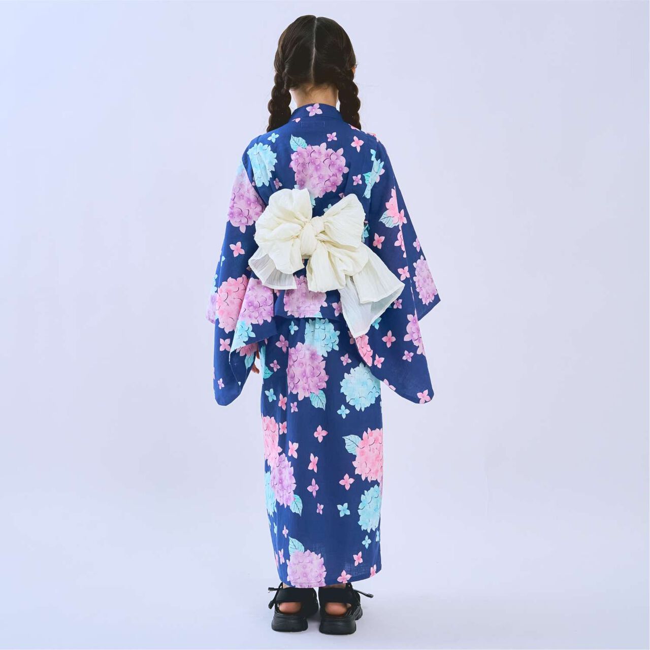 [Yukata] One-Piece Yukata Dress,Pearl white, large image number 7