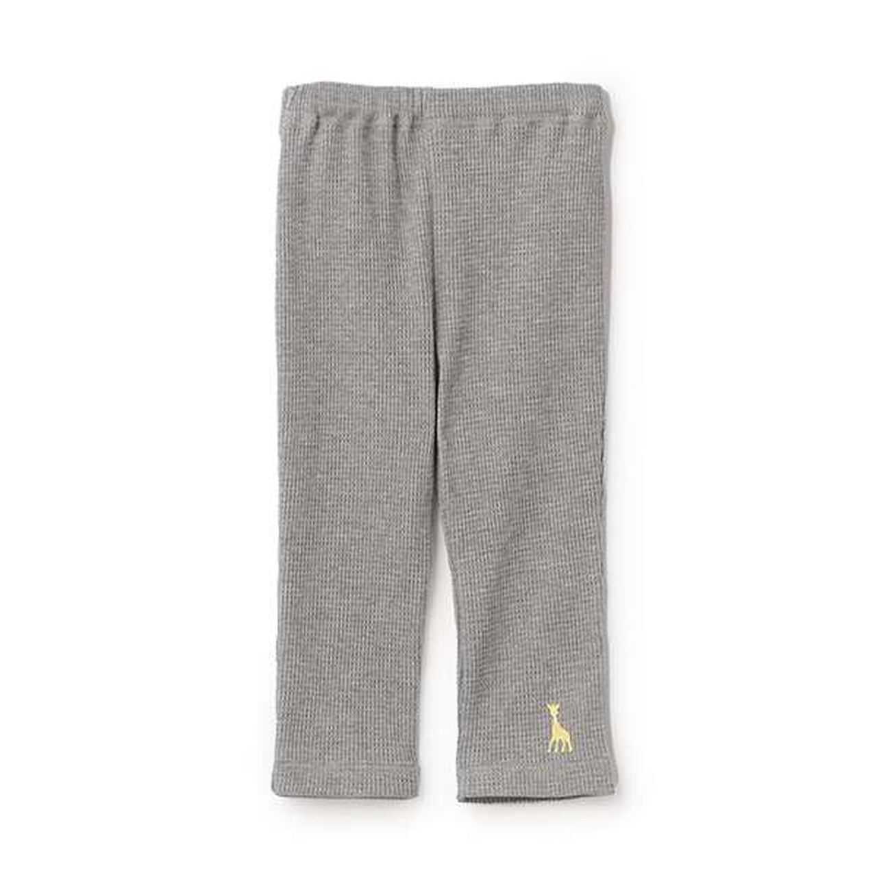 [Made in Japan] 9/10 Length Waffle Leggings,Gray, large image number 0