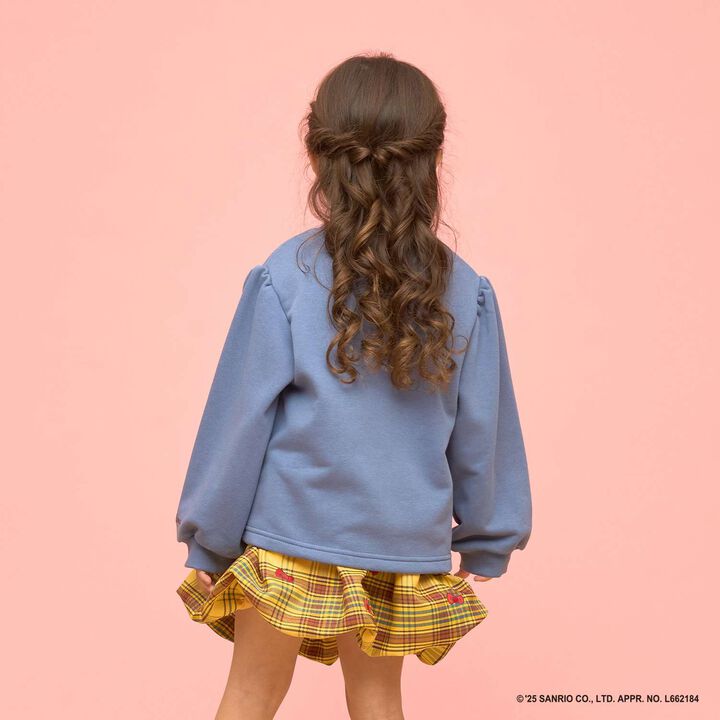 Quick-Dry Fleece Sweatshirt with Single-Point Embroidery,Smoke white, medium image number 20