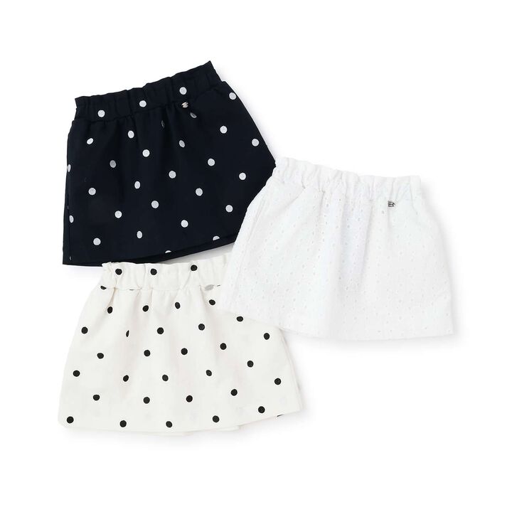 Link Gathered Waist Mini Skirt,Off white, medium image number 16