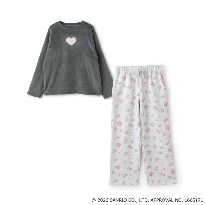 Hello Kitty x Berie-chan Loungewear,Charcoal gray, medium image number 2