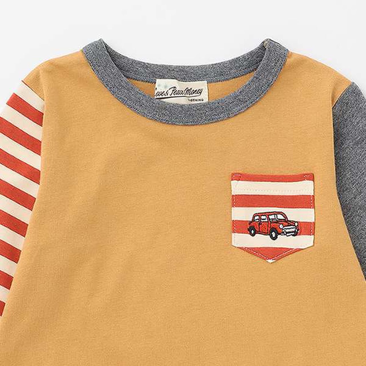 Classic Car Embroidered Long-Sleeve T-Shirt,Blue, large image number 2