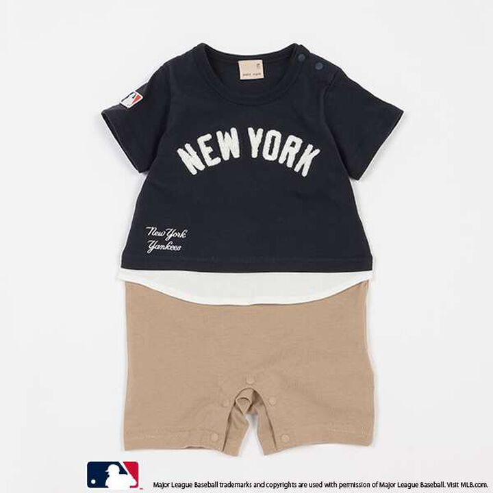 [MLB] Color Block Coverall,Navy, medium image number 0