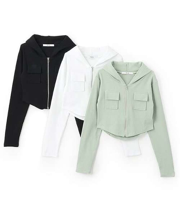 Color Block Compact Parka,Mint, medium image number 5