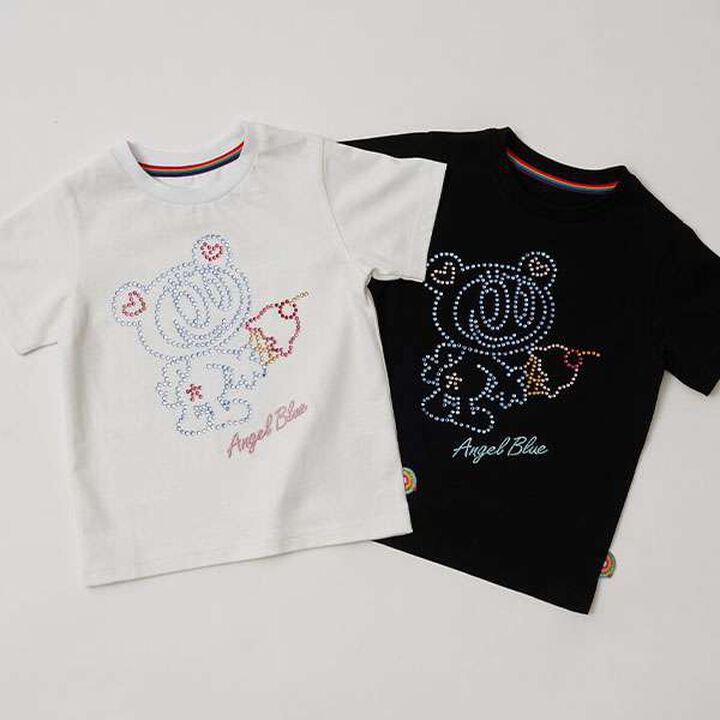 Mr. Nakamura Sparkling Stone T-Shirt [100 cm],White, medium image number 7