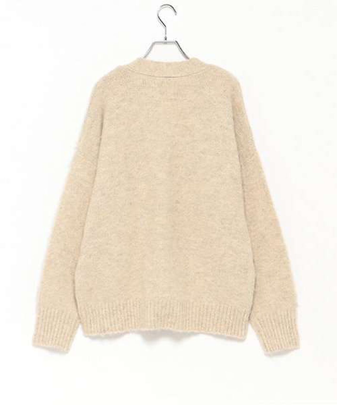 Knit Cardigan,Beige, large image number 4