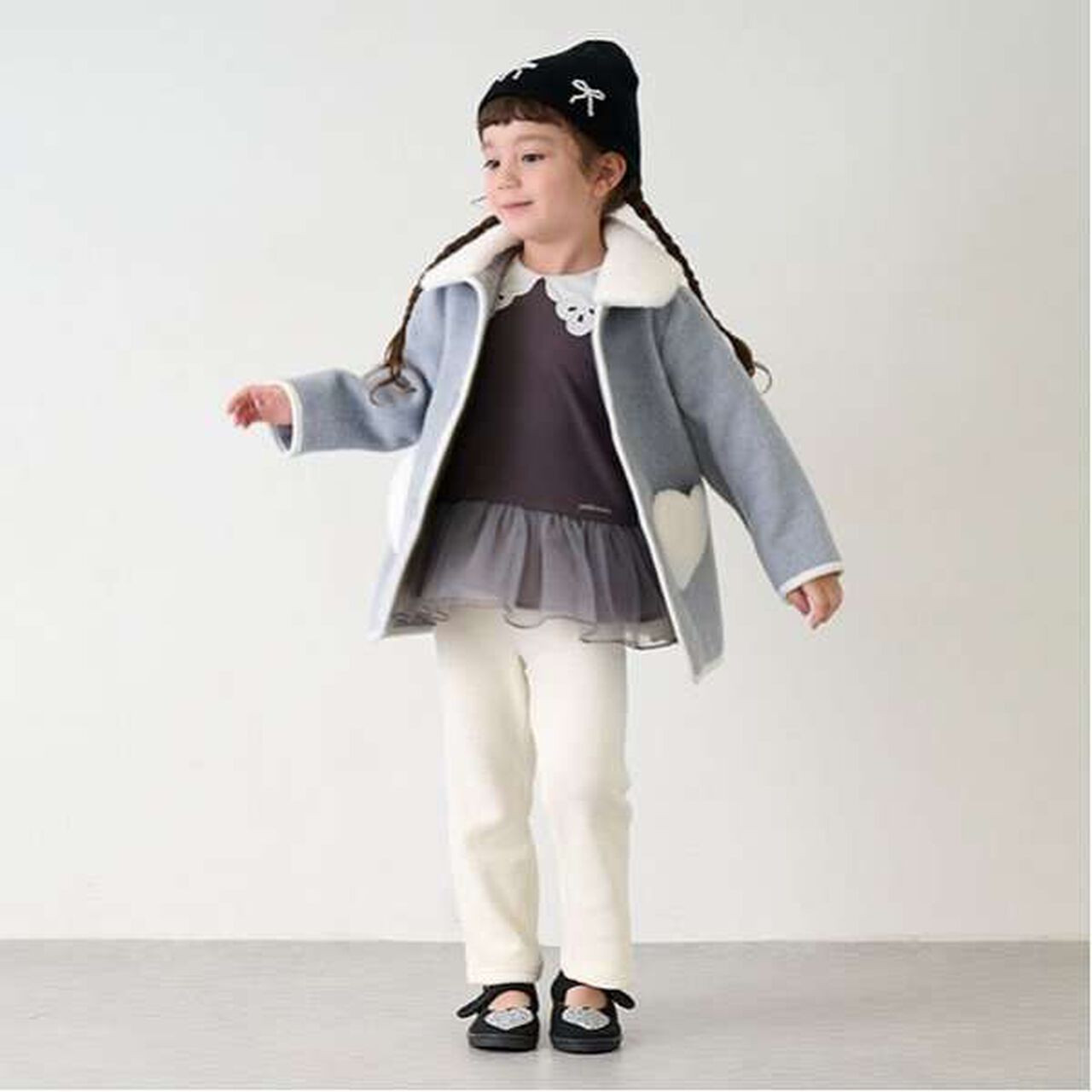 Sparkle Motif Shoes,Black, large image number 14