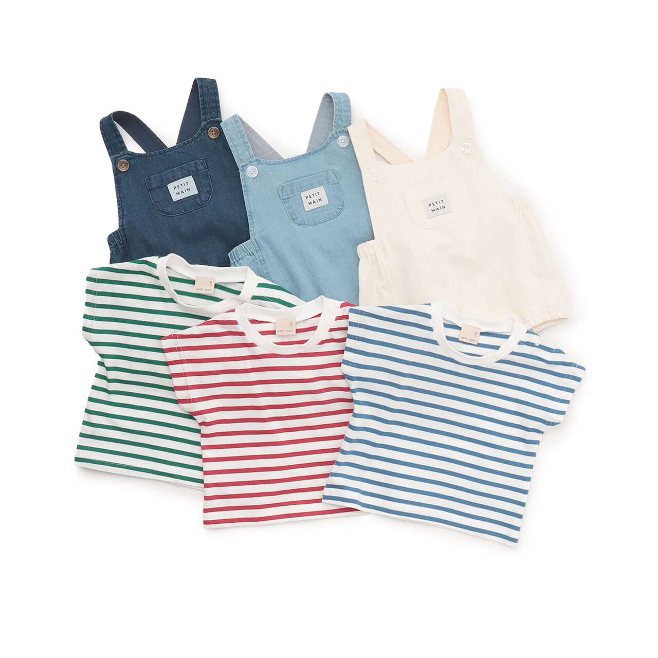 Overalls Outfit Set,Blue, large image number 15