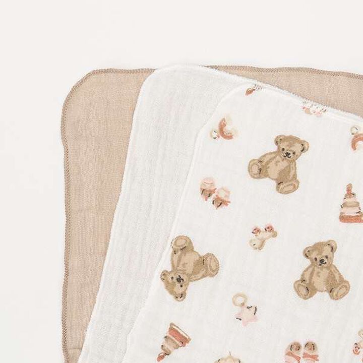 Gauze Small 3P,Pink, medium image number 3