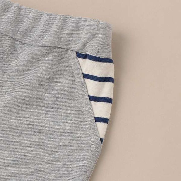 Boys' Full-Length Apple Print Pants,Gray, medium image number 3