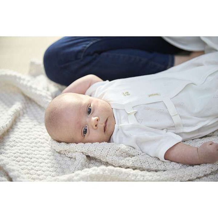 [Weak Acidity] Combination Bodysuit,Off white, medium image number 1