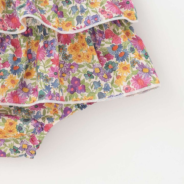 Sustainable Liberty Bib & Bloomer Set [Made in Japan],Red, medium image number 5