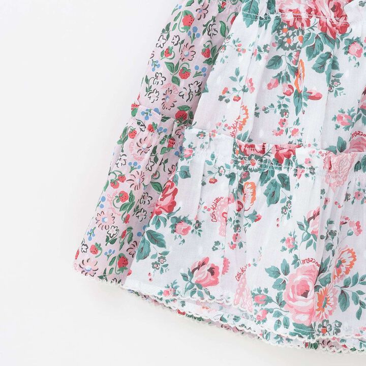 [Cath Kidston] Tiered One-Piece Dress,Pearl white, medium image number 4