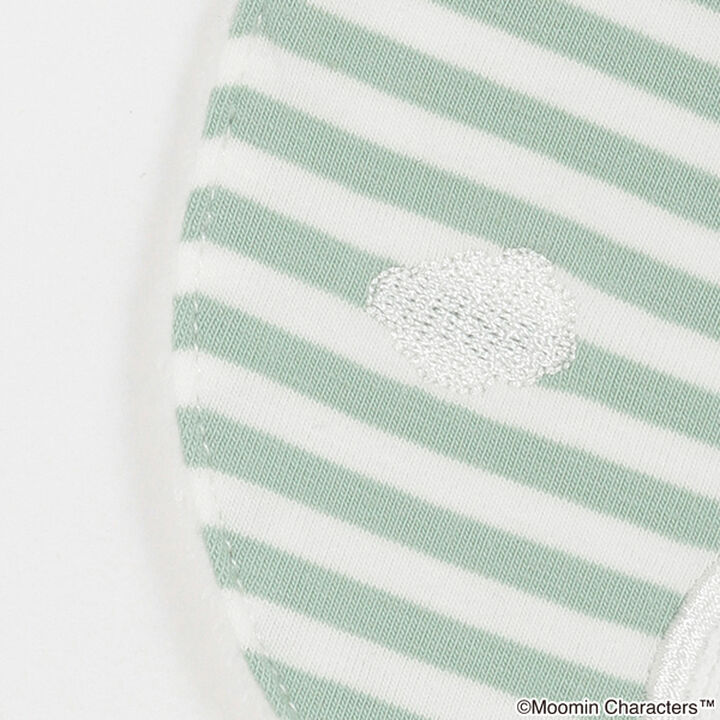 MOOMIN Nyoro Nyoro Bib,Light green, medium image number 6