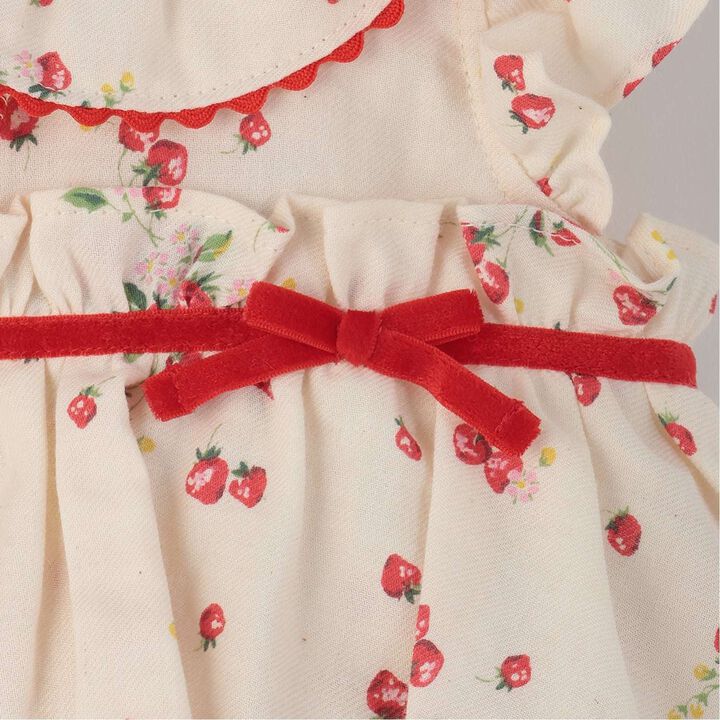 Wild Strawberry First Dress Set [Organic] [Made in Japan],Pearl white, medium image number 9