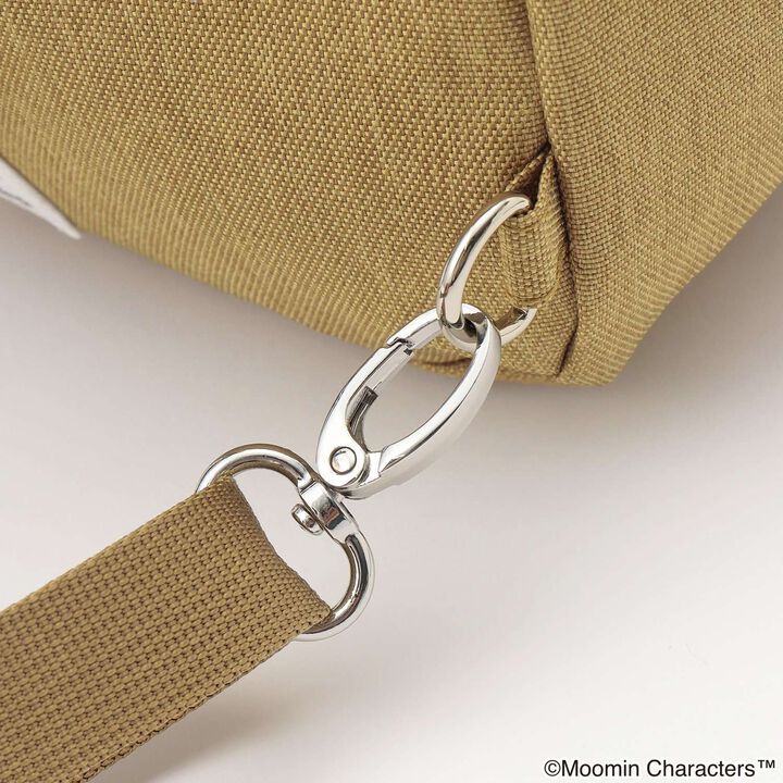 [MOOMIN] Snufkin Backpack-Style Small Shoulder Bag,Beige, medium image number 5