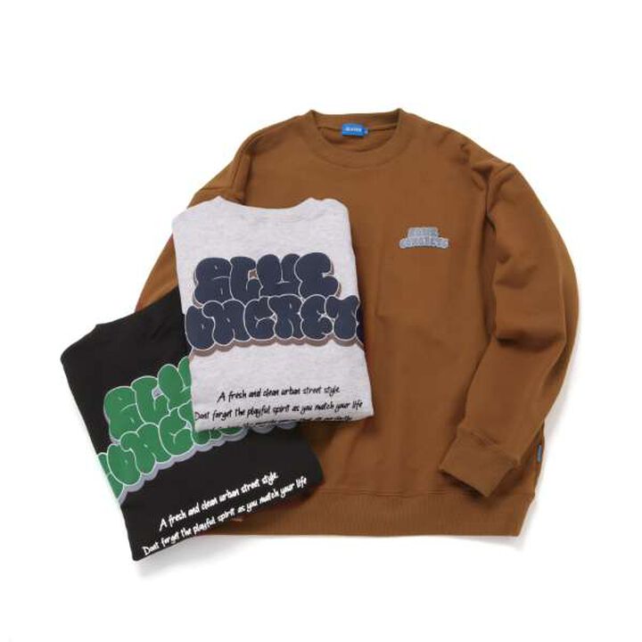 Quick-Dry Resistant to Pilling Big Back Graffiti Sweatshirt,Brown, medium image number 6