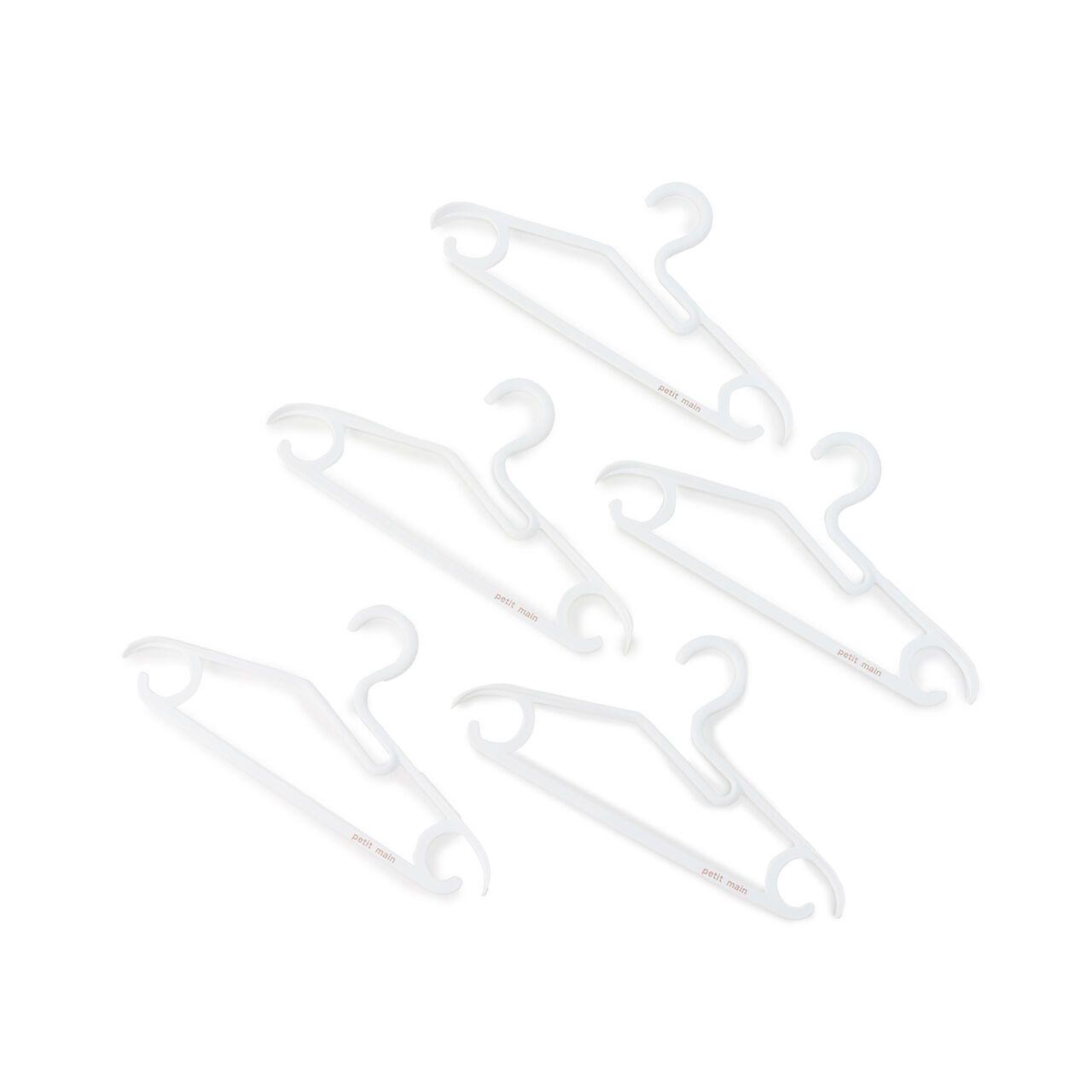 Kids' Collar-Stretch Prevention Hanger,White, large image number 0