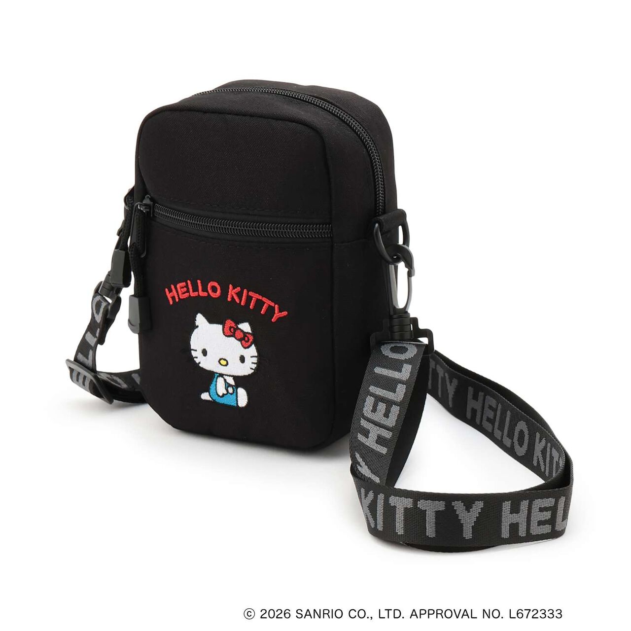 Hello Kitty Mini Shoulder Bag,Black, large image number 0