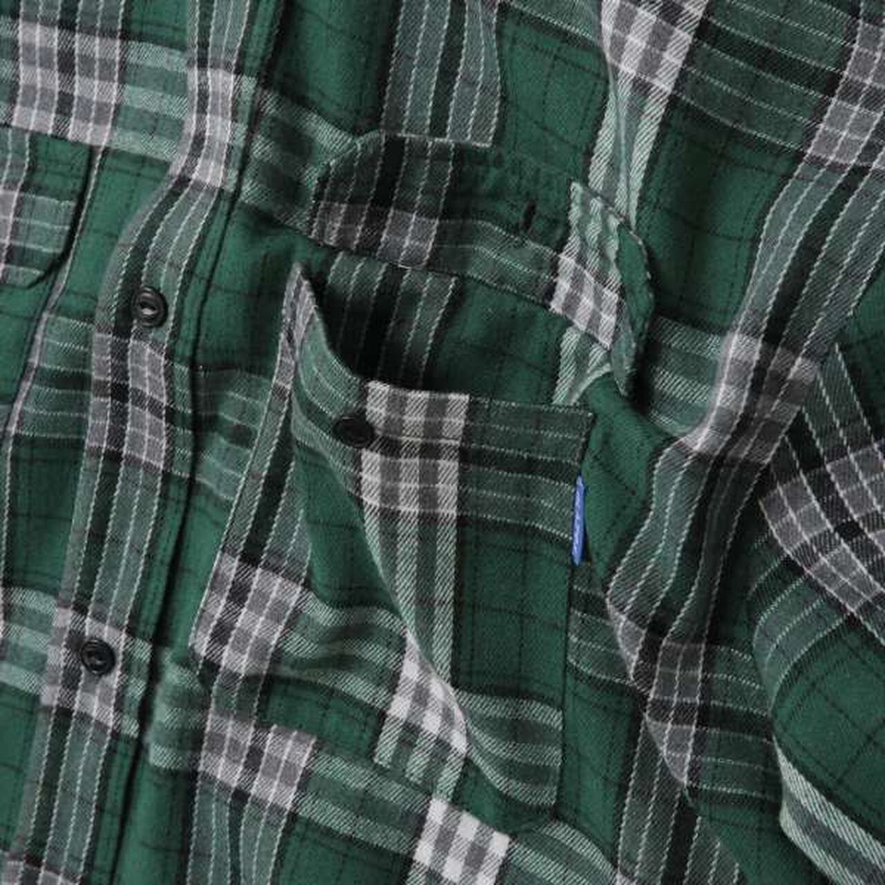 Checkered Shirt with Hood,Navy, large image number 5