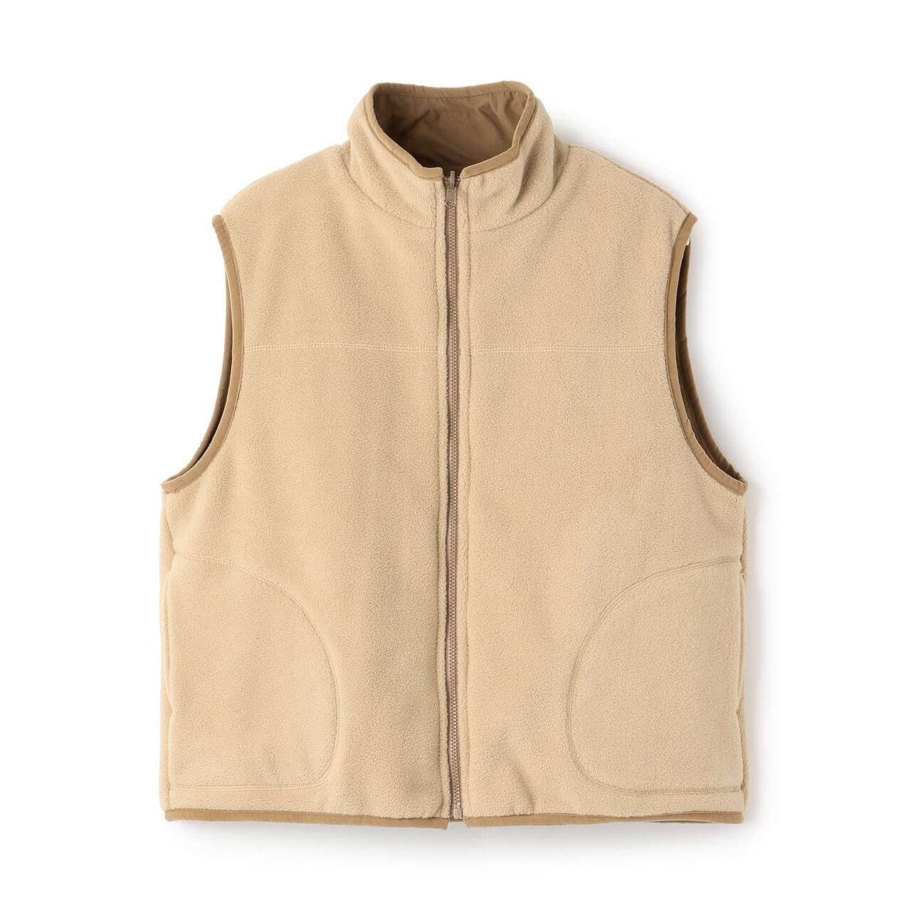 Reversible Vest,Camel, large image number 14