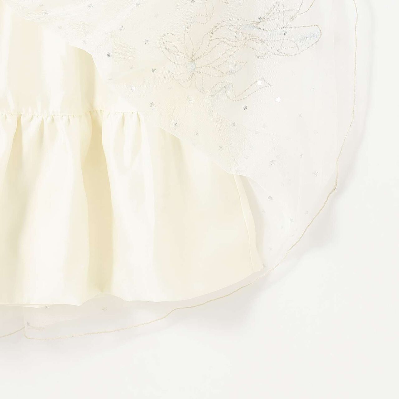 Tulle Embroidery Docking Dress,Pink, large image number 6