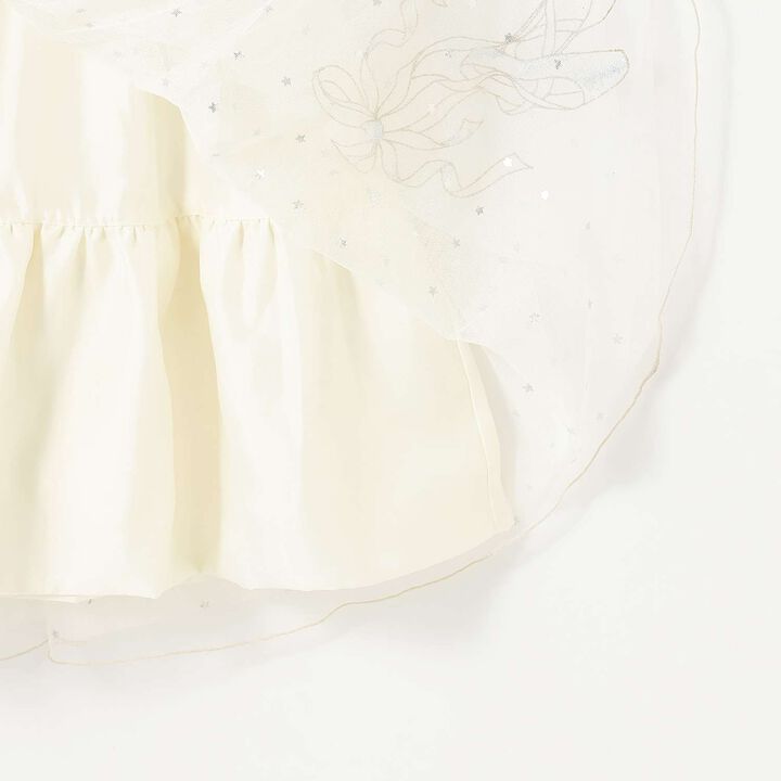 Tulle Embroidery Docking Dress,Pink, medium image number 6