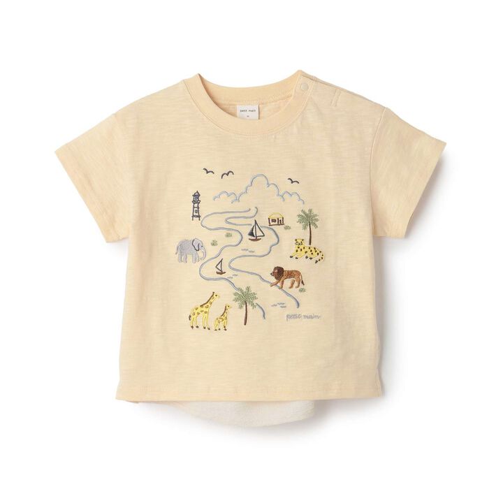 Safari Embroidered Short Sleeve T-Shirt,, medium