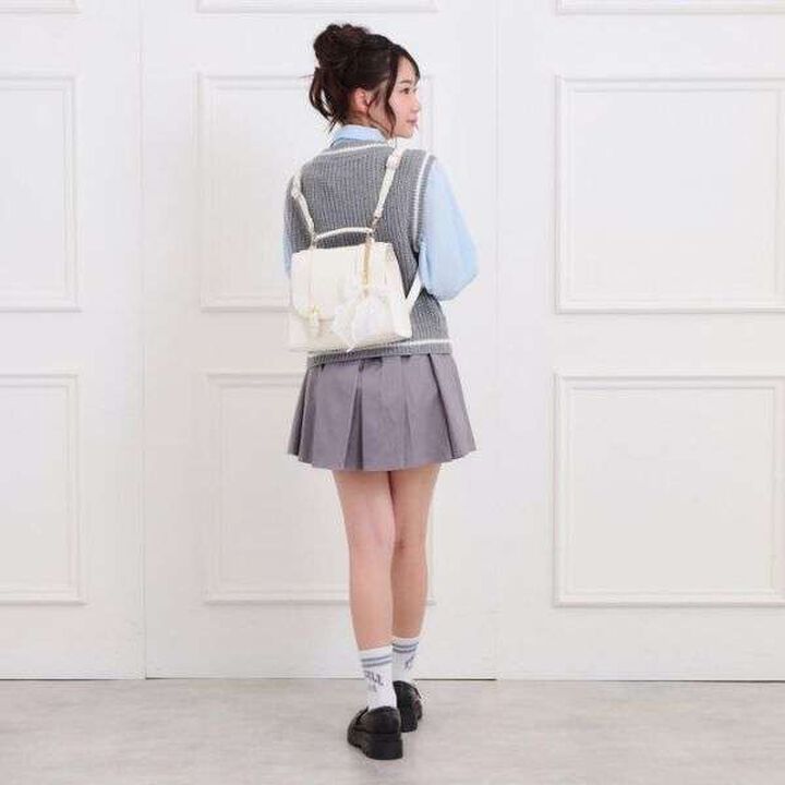 Girly Satchel,White, medium image number 2