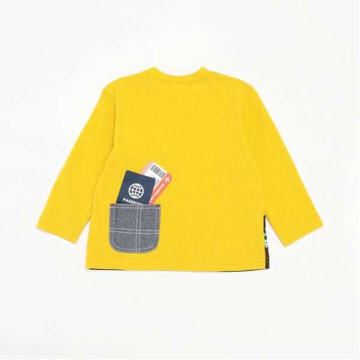 Sky Journey Long-Sleeve T-Shirt,Mustard, medium image number 10