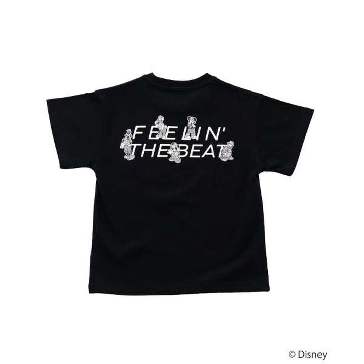 [SKIT0LY] Disney Mickey Mouse & Friends Print Short Sleeve T-Shirt,Black, medium image number 7