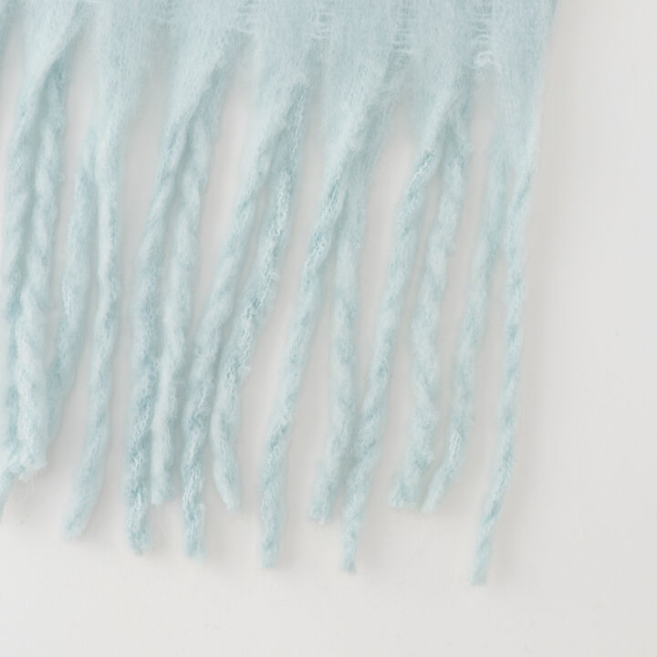 [Anti-Static] Loop Yarn Scarf,Black, medium image number 7