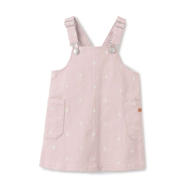 Embroidered Jumper Skirt,Light pink, medium image number 0