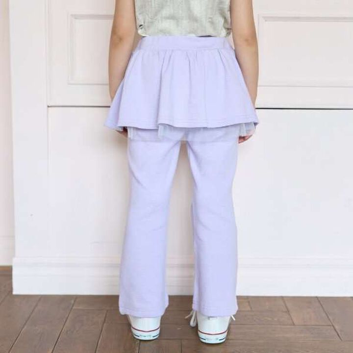 Tomo Pants with Gathered Skirt and Wool Lining Flare Pants,Mint, medium image number 18