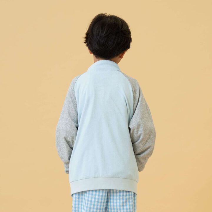 Link Pile Track Jacket,Sax blue, medium image number 2