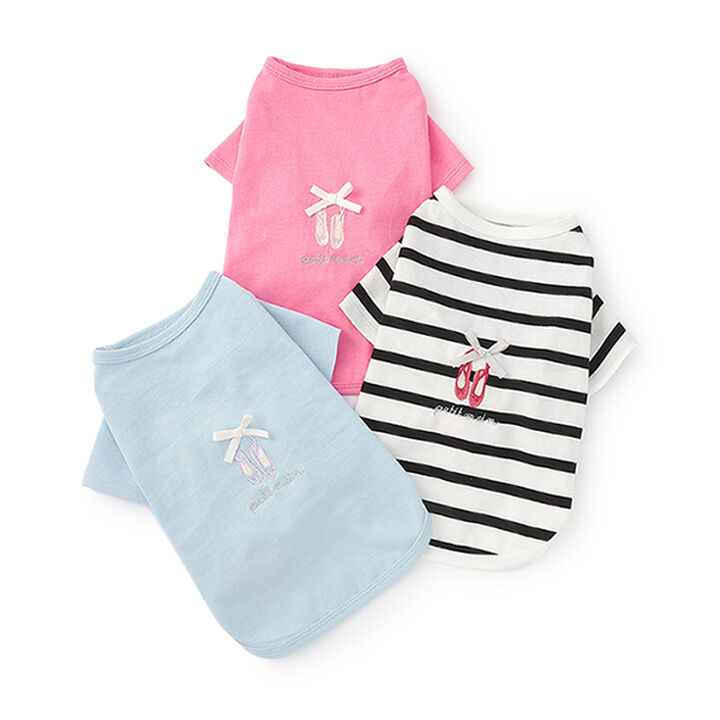 [DOG] Ballerina Embroidery T-Shirt,Black, medium image number 9