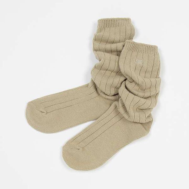 Color Loose Socks,Light khaki, medium image number 0