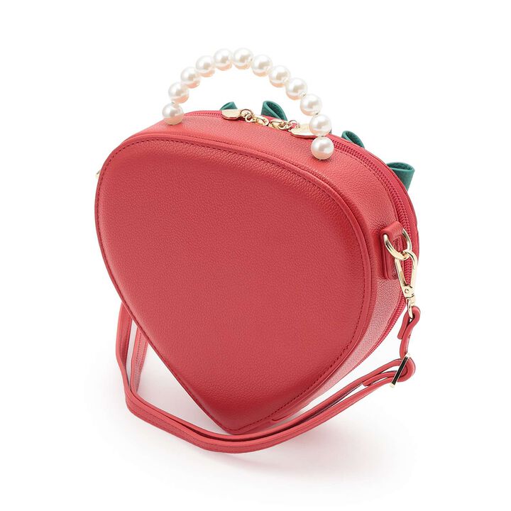 Strawberry Shoulder Bag,Red, medium image number 4