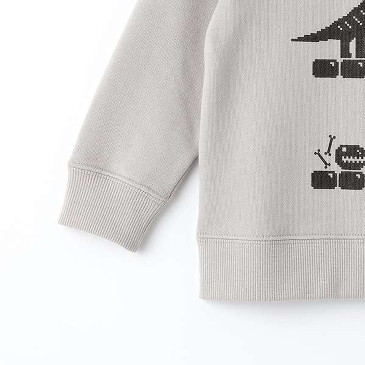 Dinosaur Game Sweatshirt,Gray, large image number 4