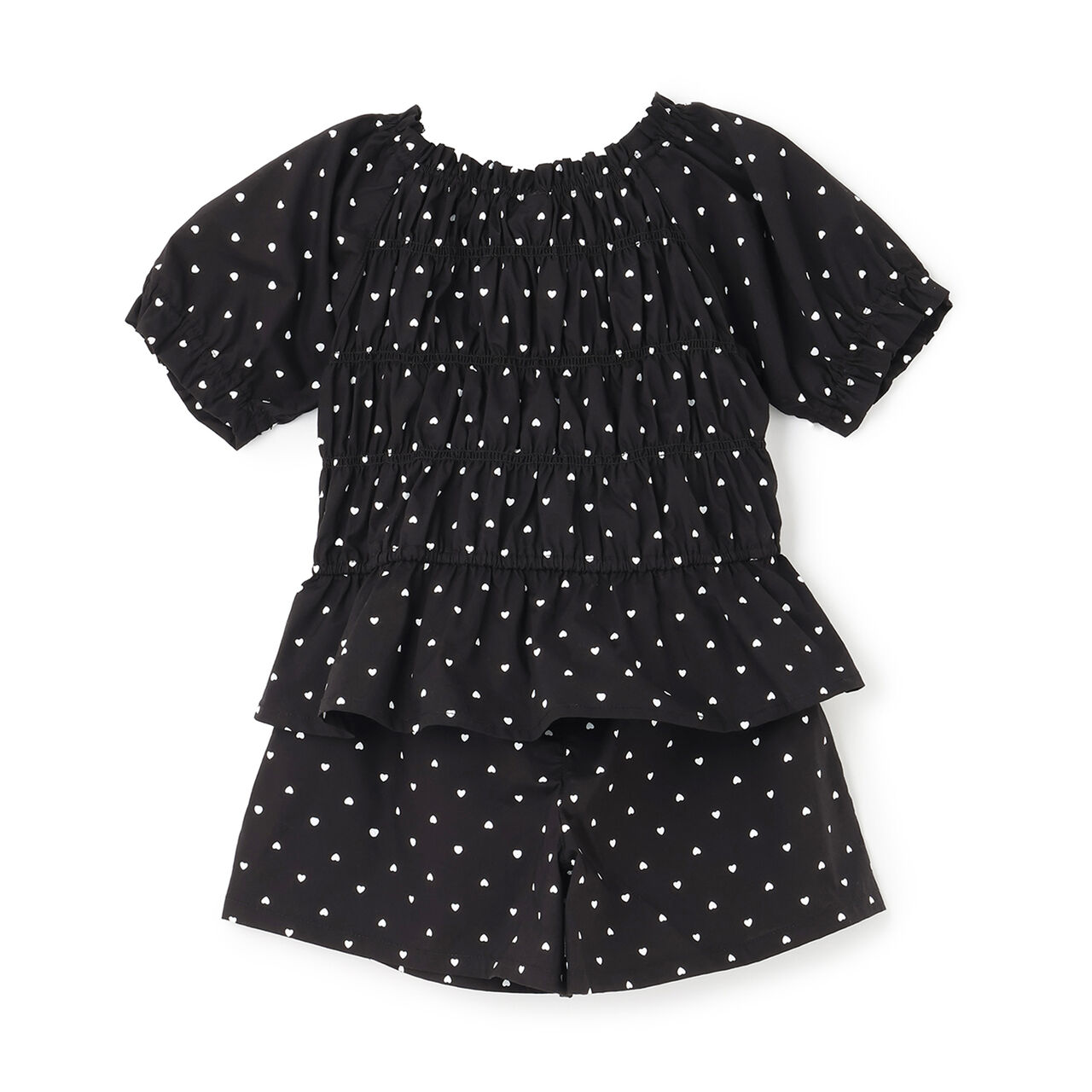 Plenty of Gathered Outfit Set,Navy, large image number 1