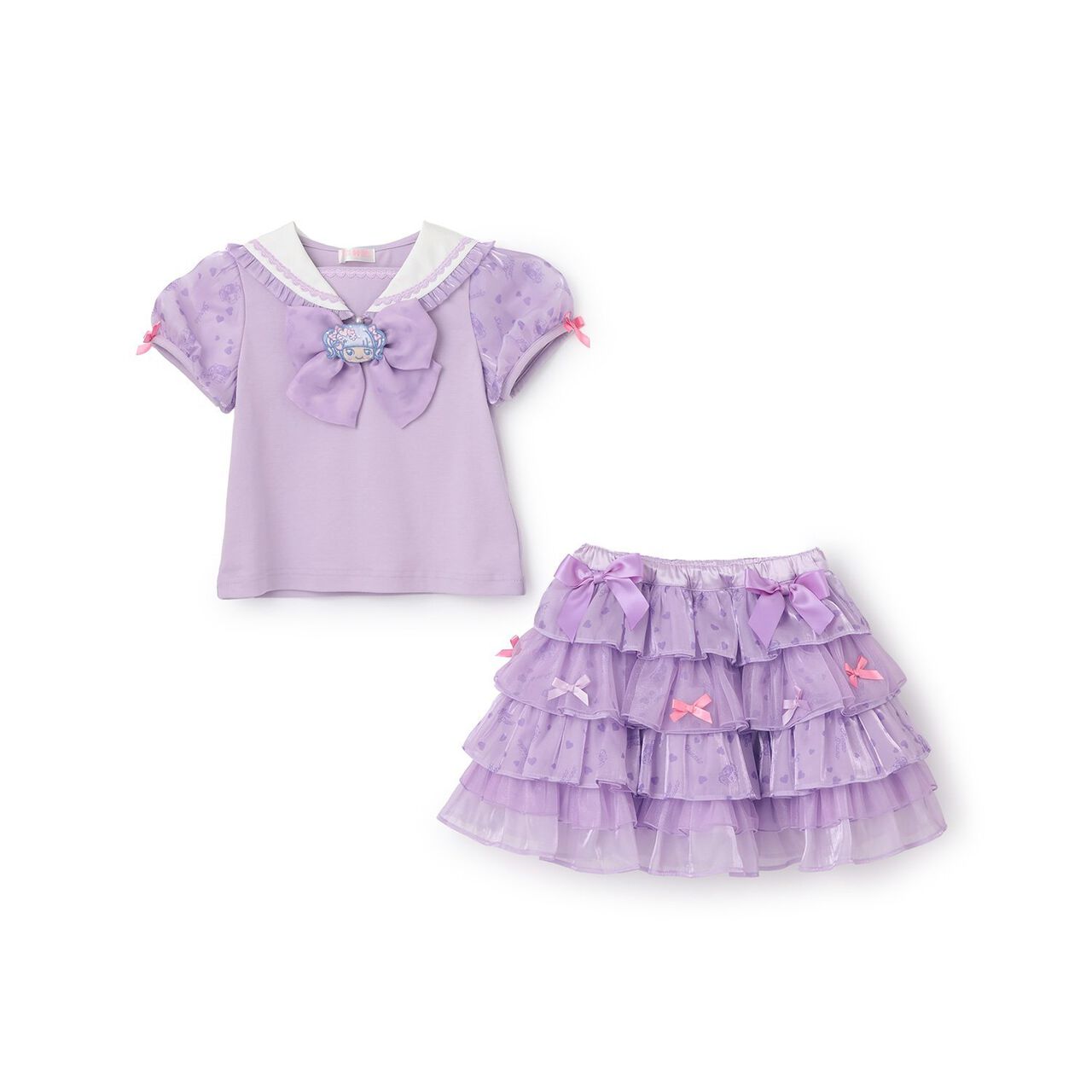 Shinako-chan Roleplay Outfit Set,Lavender, large image number 2