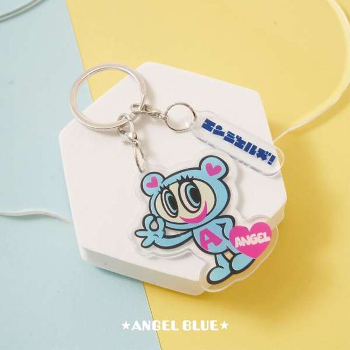 [ANGEL BLUE] Mr. Nakamura Acrylic Key Charm,Blue, medium image number 3